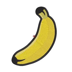 Motif broderie banane