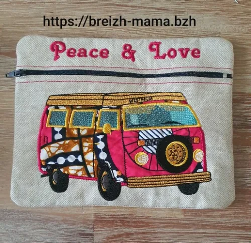 Motif broderie Trousse ITH Combi Wagen 4