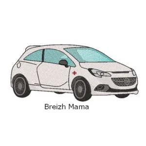Motif broderie Voiture Opel Corsa