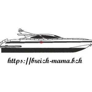 Motif broderie Yacht Mangusta