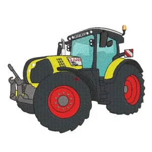 Motif broderie Tracteur Claas