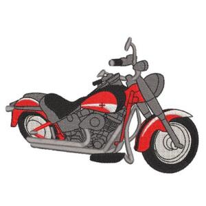 Motif broderie Moto Harley Davidson